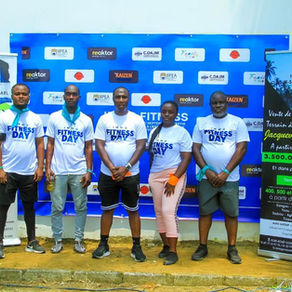 FITNESS DAY 2024 de la CDAIM,rassemblement sportif de toutes les agences immobilières agréées de Côte d’Ivoire. IAMS GROUP toujours présent au grand Rdv de l’immobilier en CI.